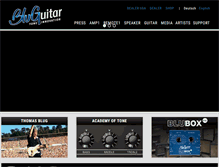 Tablet Screenshot of bluguitar.com